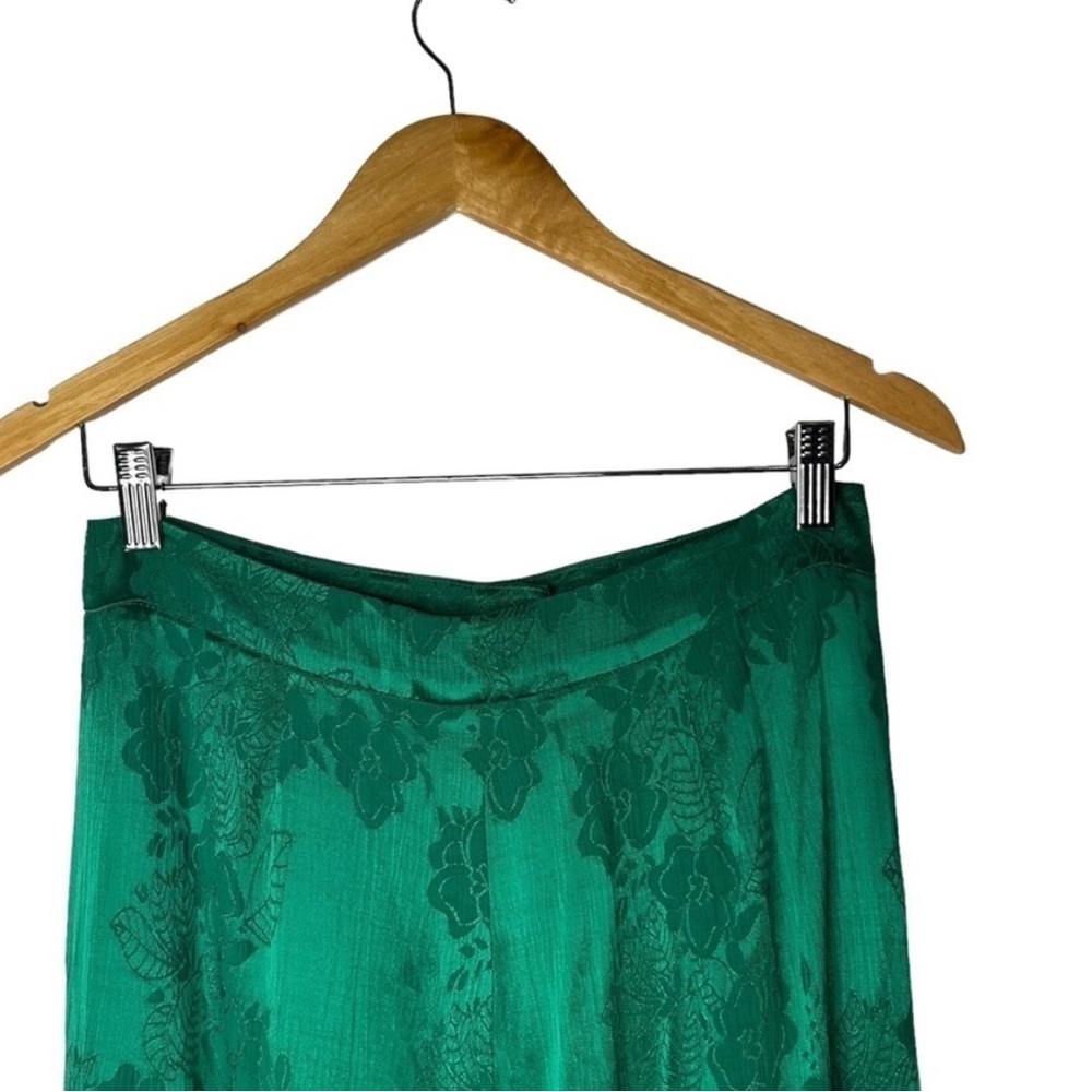 Tularossa Kelly Wrap Too and Sabra Wide Leg Trouser Pant Set Size M/L Green - Picture 15 of 15